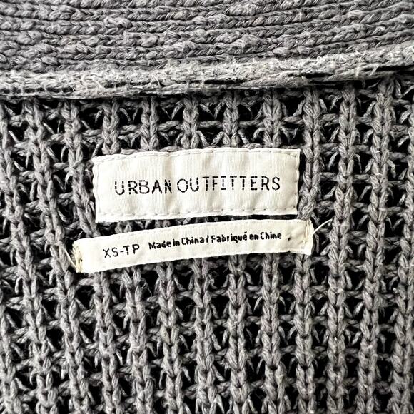 Urban Outfitters Gray Knit Oversized Open Cardigan Sweater - Picture 6 of 8